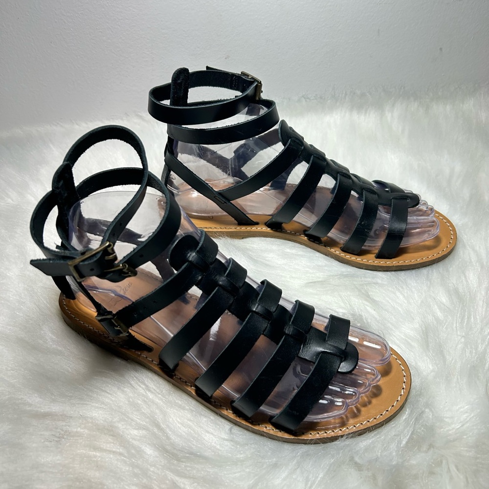 J.Crew Gladiator Double Strap Sandals Size 6